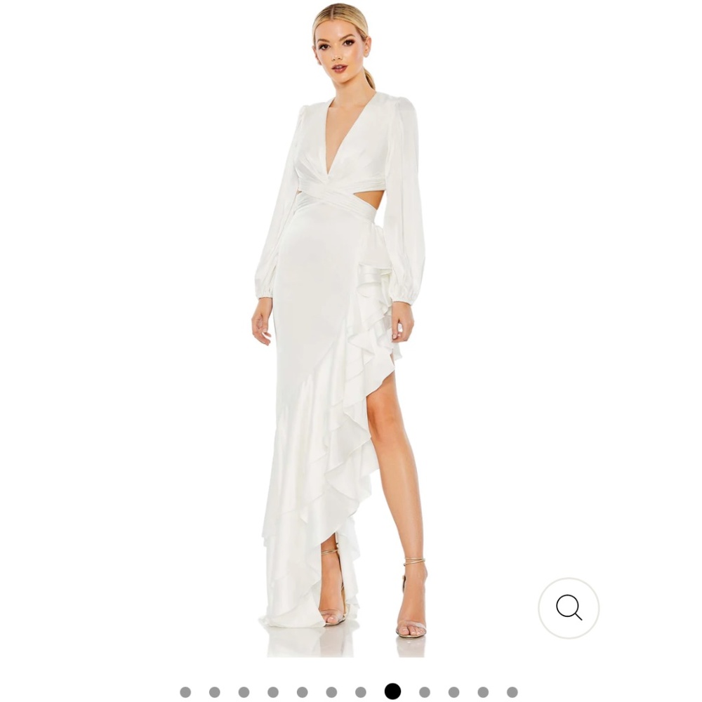 Mac Duggal Cut out Asymmetrical Dress